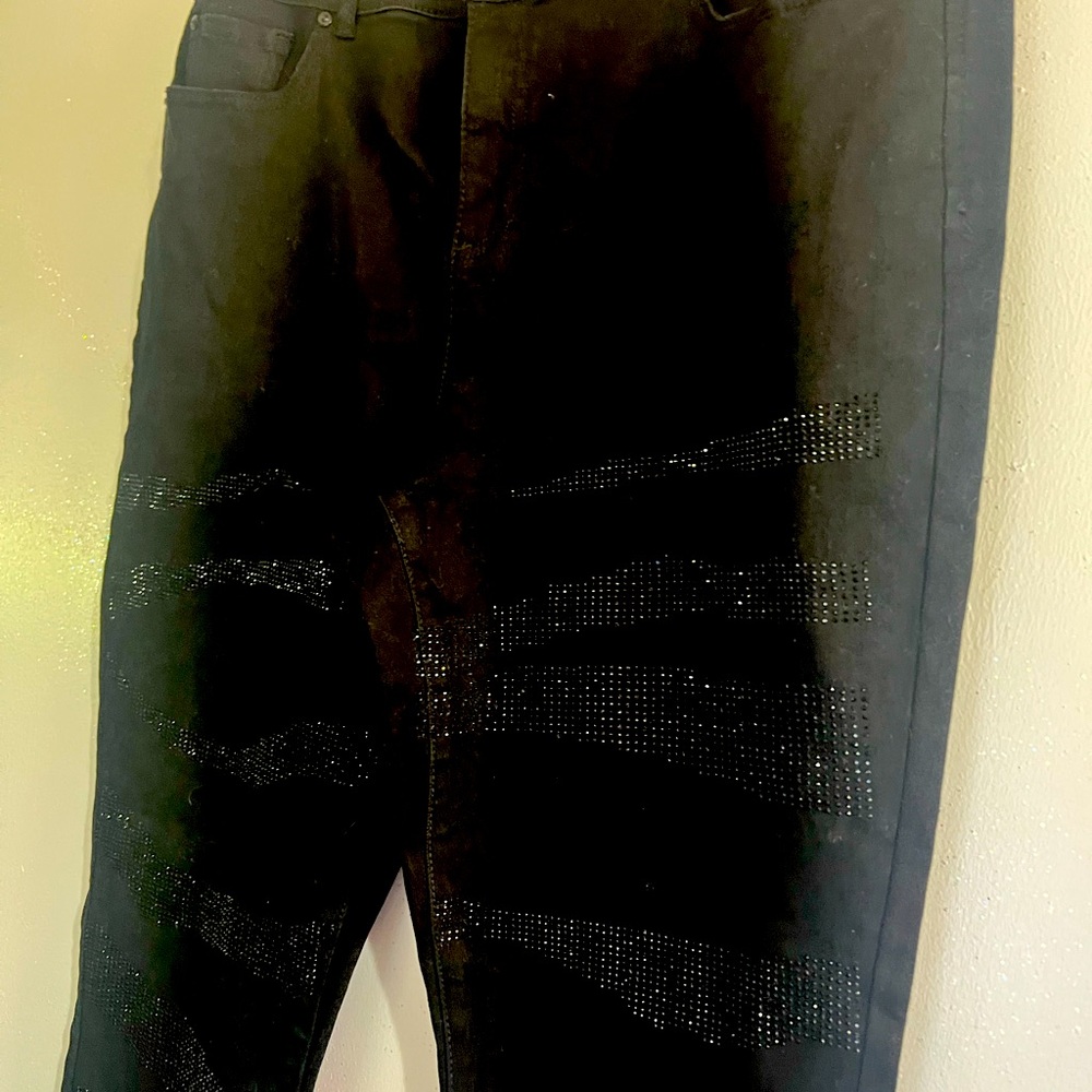 INC sparkly skinny jeans, brand new